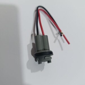 SOQUET T-10   PLOMO CORTO cable (rojo y negro)