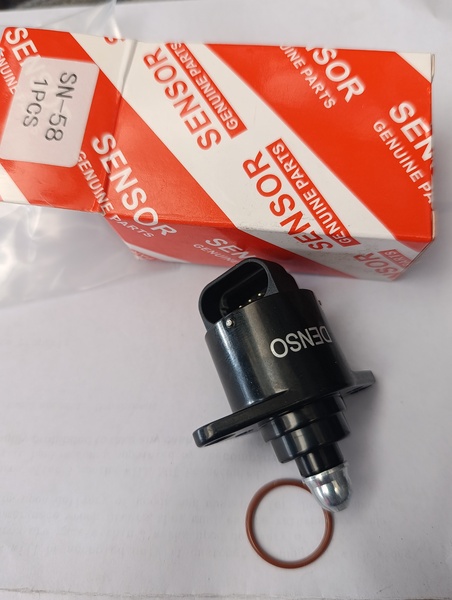 SENSOR IAC acelerador SN-58 DENSO 4Y punta redondo plateado (dulce)