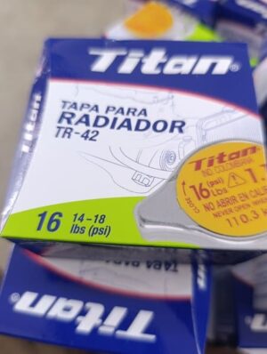 TAPA DE RADIADOR  (TITAN TR-42) 1.1- 16 libras