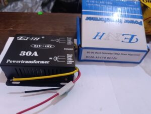 CONVERSOR TRANSFORMADOR DE VOLTAJE 24v a 12v  30amp